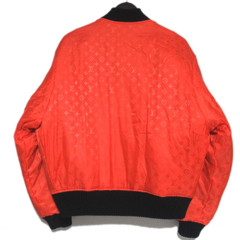 21aw Louis Vuitton Reversible Padded Summer Bomber Jacket Hlb05w Size 48 Black