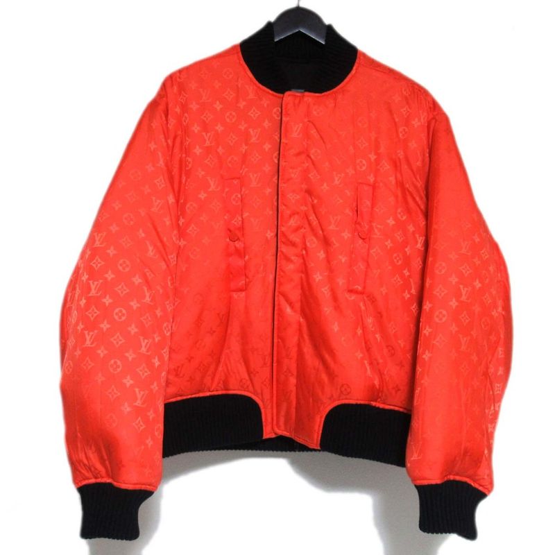 21aw Louis Vuitton Reversible Padded Summer Bomber Jacket Hlb05w Size 48 Black
