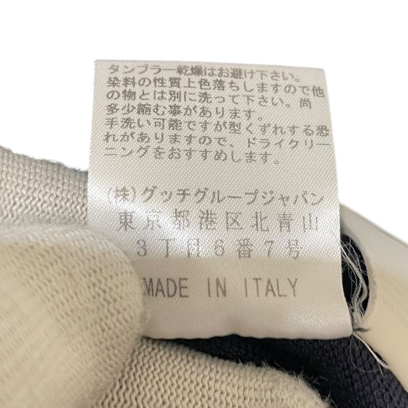 Gucci Short Sleeve Deer Polo Shirt Cut and Sewn S Navy Men's Used