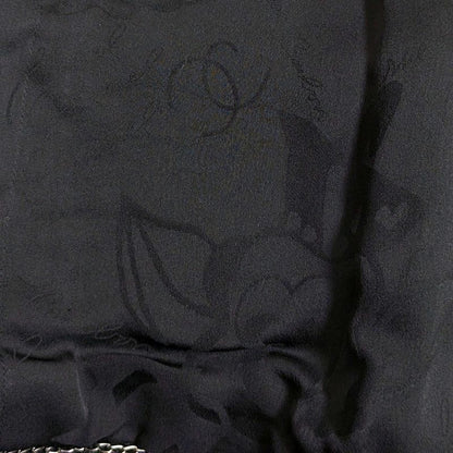 Chanel Lace Collarless Jacket + Skirt Setup Suit P51026 P51027 Size 40 Black