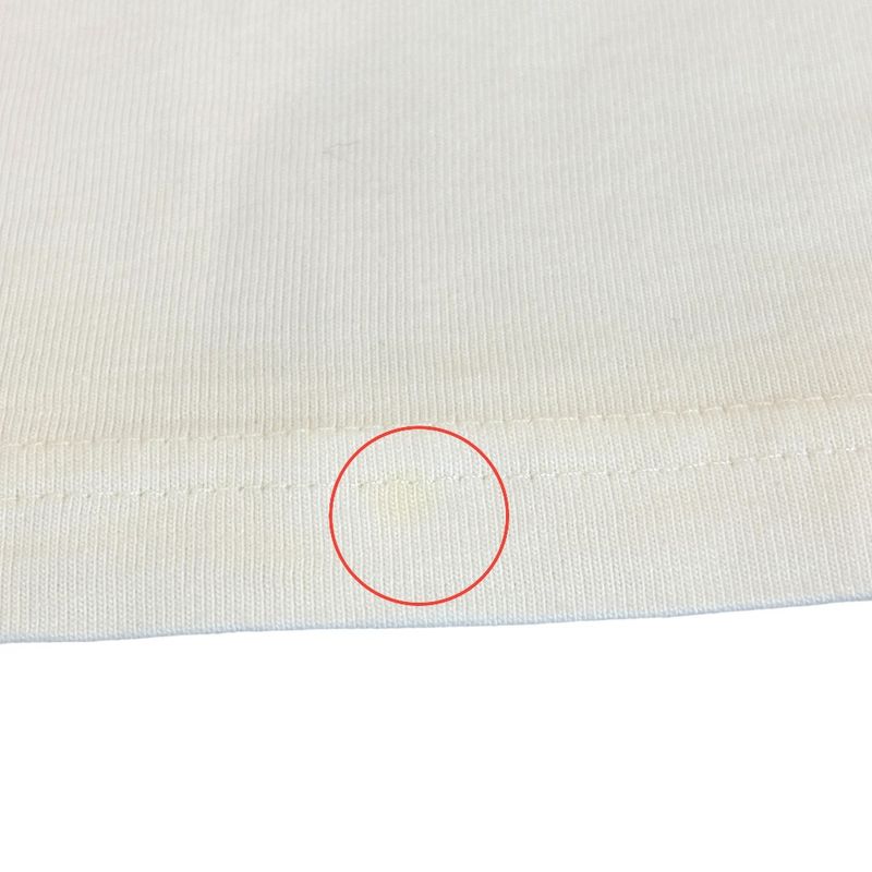 Good 24ss Gucci Logo Cotton Jersey Oversize T-Shirt 768462 M Size White Mens