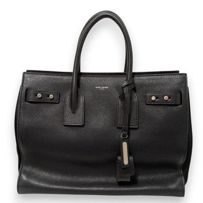 Saint Laurent Paris Sac de Jour 2way Handbag Shoulder Bag Black Ladies Used