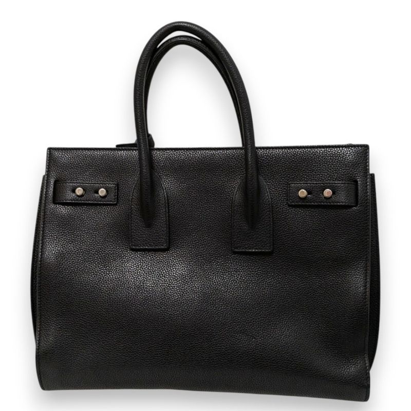 Saint Laurent Paris Sac de Jour 2way Handbag Shoulder Bag Black Ladies Used