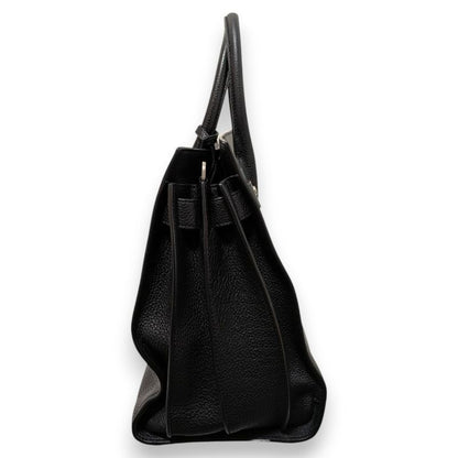 Saint Laurent Paris Sac de Jour 2way Handbag Shoulder Bag Black Ladies Used