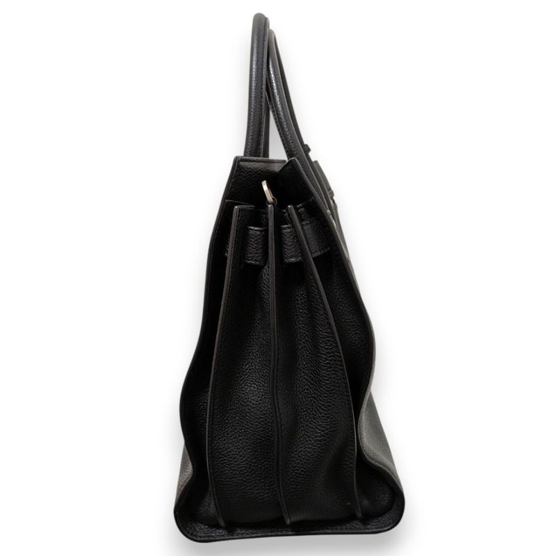 Saint Laurent Paris Sac de Jour 2way Handbag Shoulder Bag Black Ladies Used