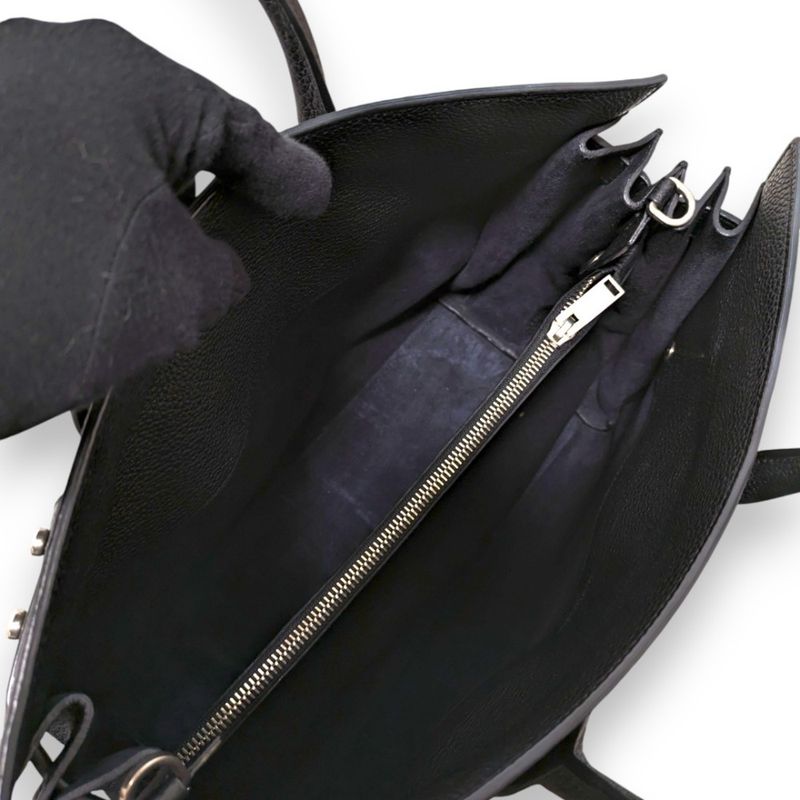 Saint Laurent Paris Sac de Jour 2way Handbag Shoulder Bag Black Ladies Used