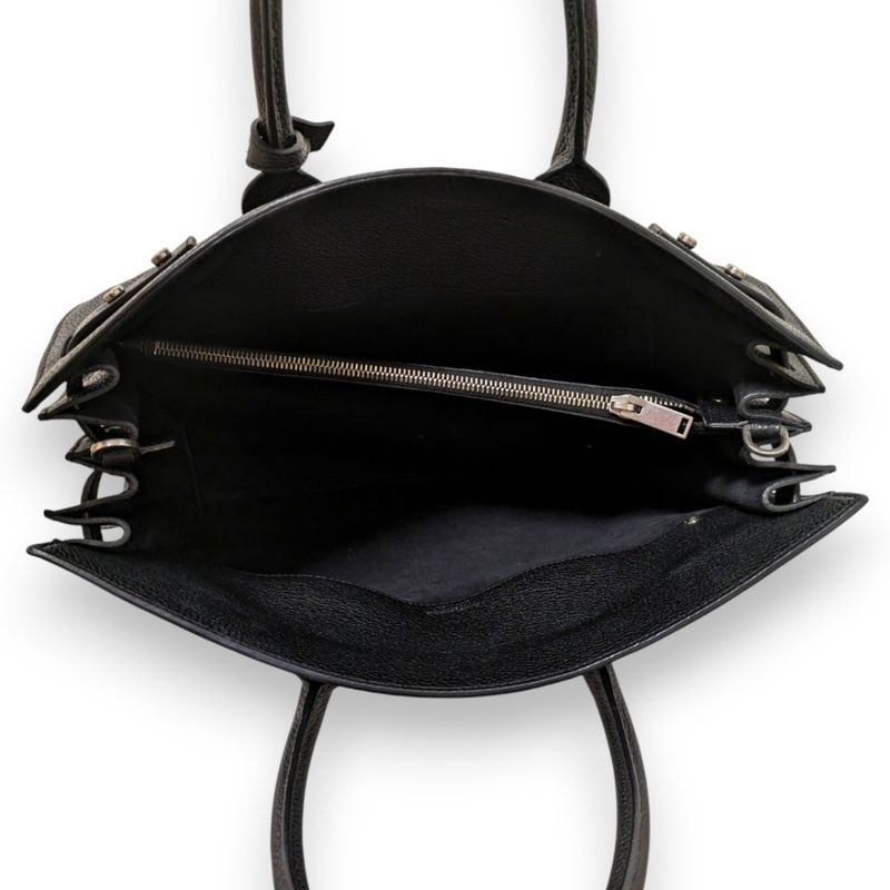 Saint Laurent Paris Sac de Jour 2way Handbag Shoulder Bag Black Ladies Used