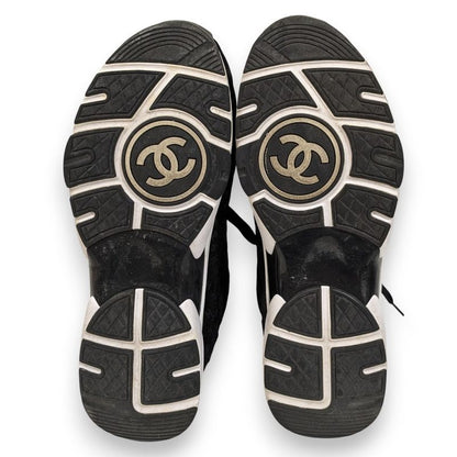 22aw Chanel Coco Mark Print Suede Sneakers G39292 Size 42 Approx 27cm (10.63in)