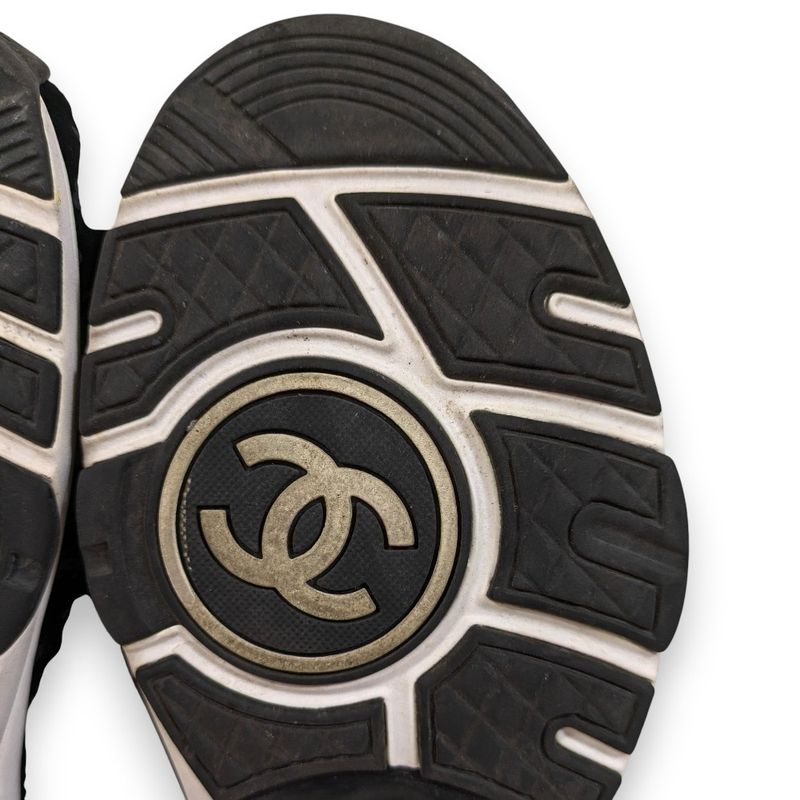 22aw Chanel Coco Mark Print Suede Sneakers G39292 Size 42 Approx 27cm (10.63in)