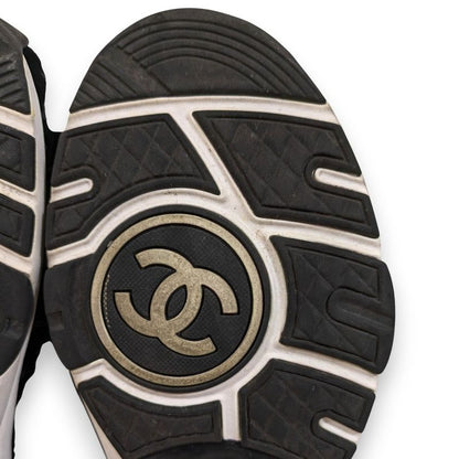 22aw Chanel Coco Mark Print Suede Sneakers G39292 Size 42 Approx 27cm (10.63in)