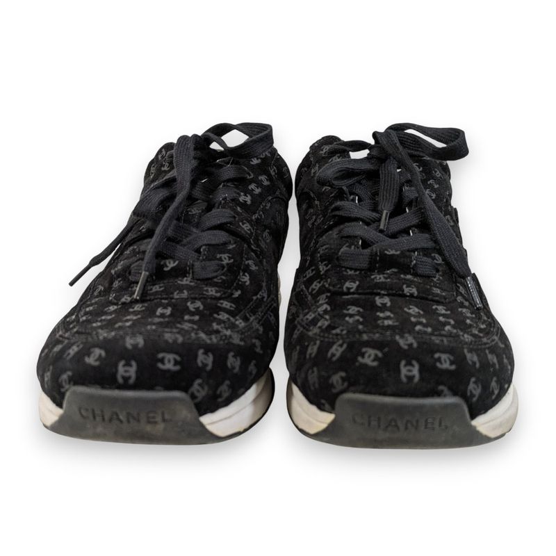 22aw Chanel Coco Mark Print Suede Sneakers G39292 Size 42 Approx 27cm (10.63in)