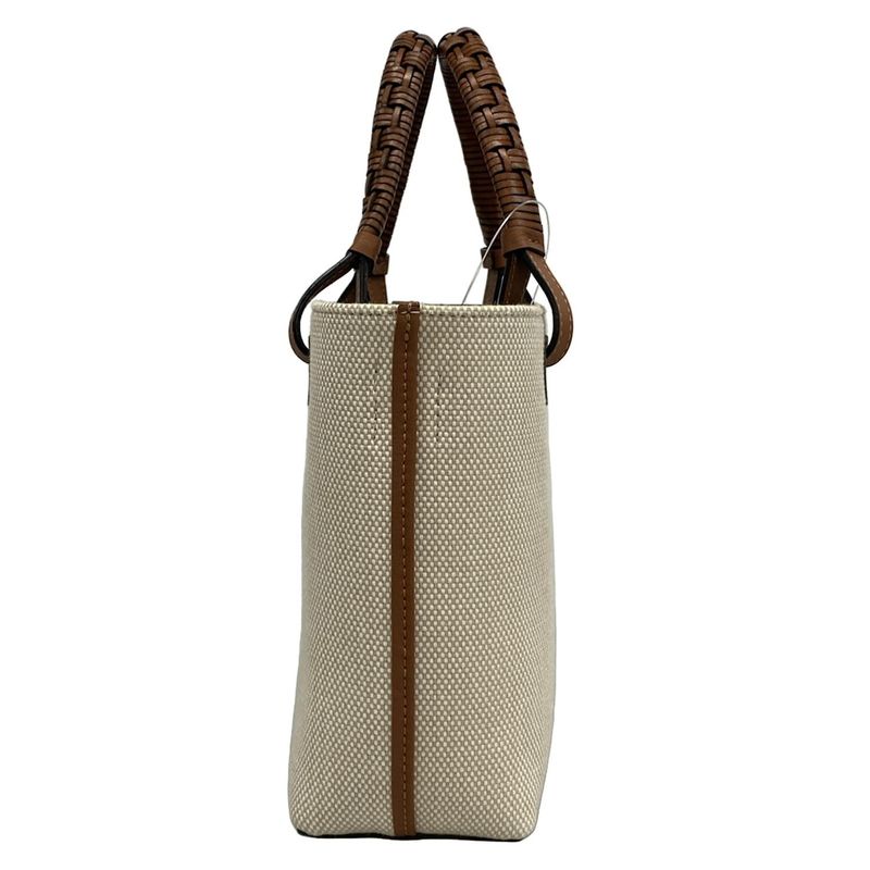Loewe Tote Bag - Beige White and Brown Leather