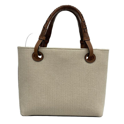 Loewe Tote Bag - Beige White and Brown Leather