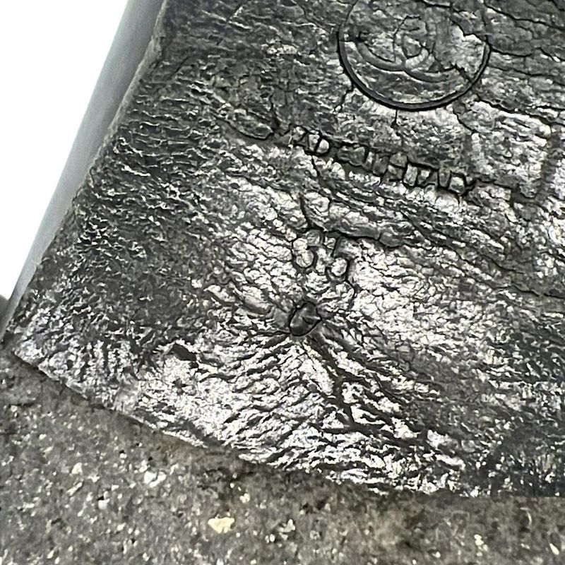 Chanel Flat Shoes 35 Ladies Black Coco Stitch Outsole Reupholstered Leather