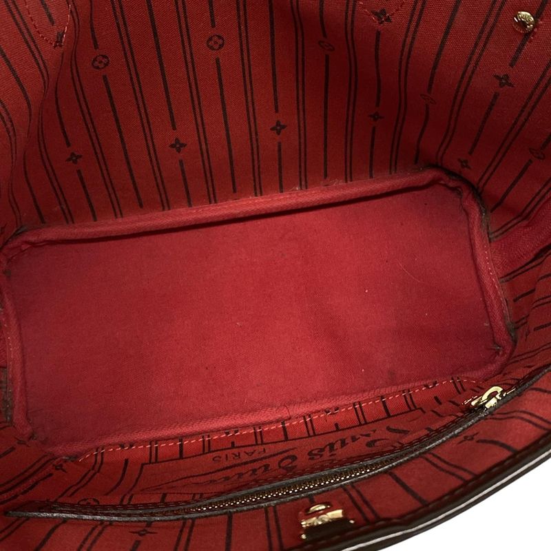 Louis Vuitton Damier Neverfull PM N51109 Ebène Tote Bag