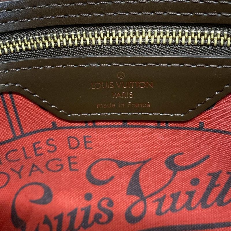 Louis Vuitton Damier Neverfull PM N51109 Ebène Tote Bag
