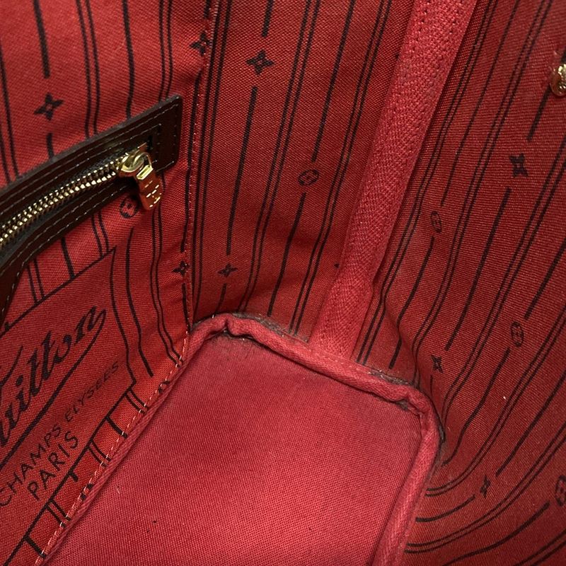 Louis Vuitton Damier Neverfull PM N51109 Ebène Tote Bag