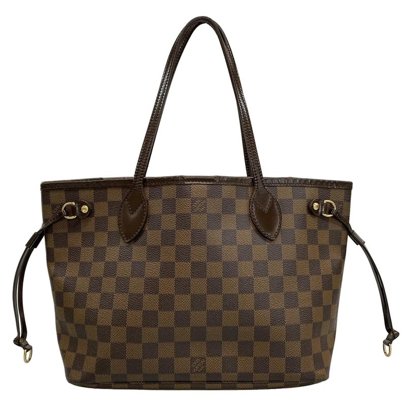 Louis Vuitton Damier Neverfull PM N51109 Ebène Tote Bag