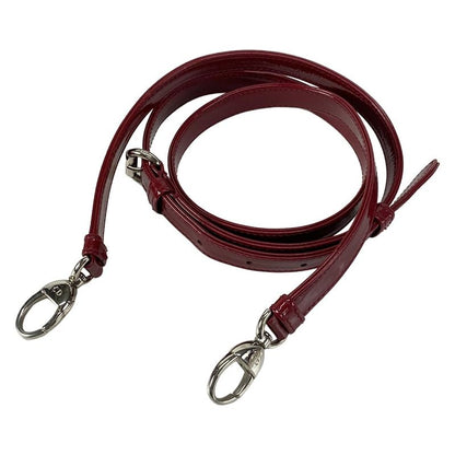 Dior Christian Dior Handbag Lady Dior Mini Bag Red Silver Hardware Leather