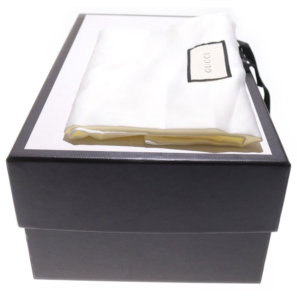 Gucci Interlocking G Leather Low Cut Sneakers White