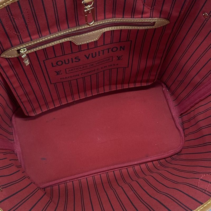 Louis Vuitton Monogram Neverfull MM M40998 Pimon Tote Bag