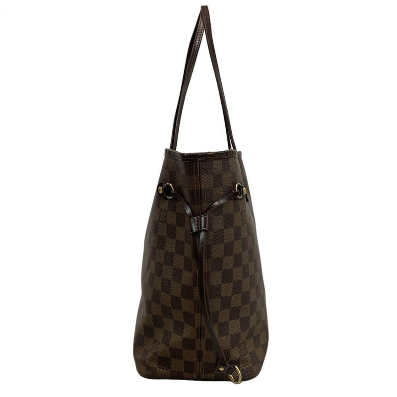 Louis Vuitton Damier Neverfull MM N51105 Ebène Tote Bag
