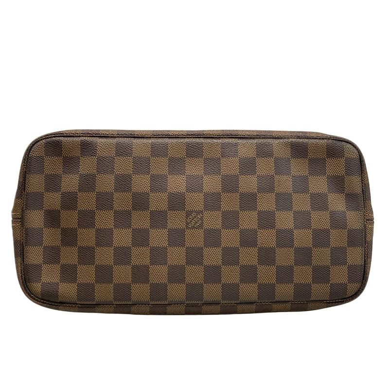 Louis Vuitton Damier Neverfull MM N51105 Ebène Tote Bag