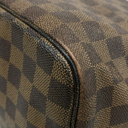 Louis Vuitton Damier Neverfull MM N51105 Ebène Tote Bag
