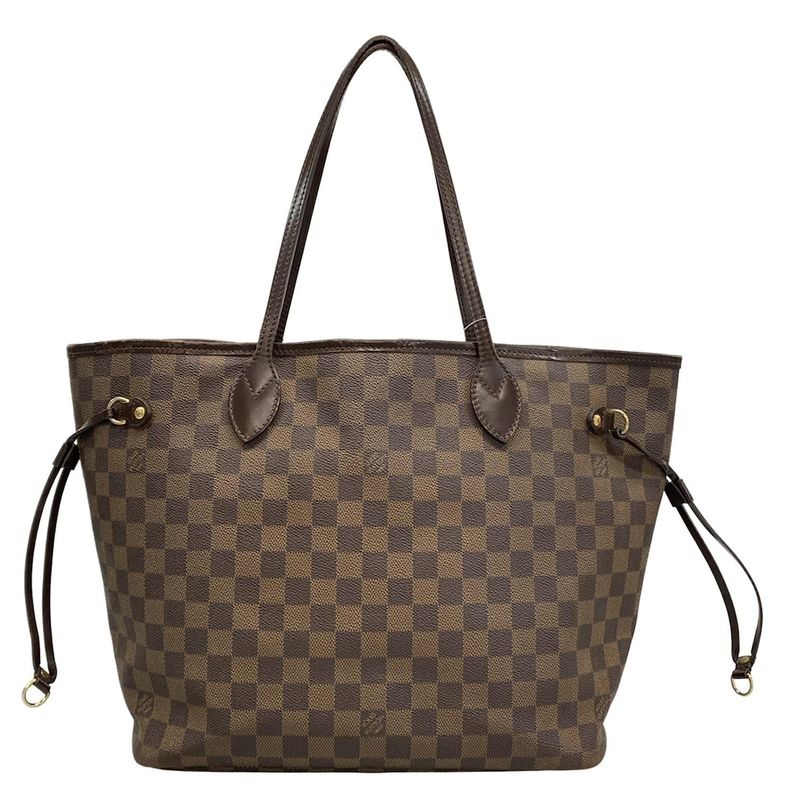Louis Vuitton Damier Neverfull MM N51105 Ebène Tote Bag