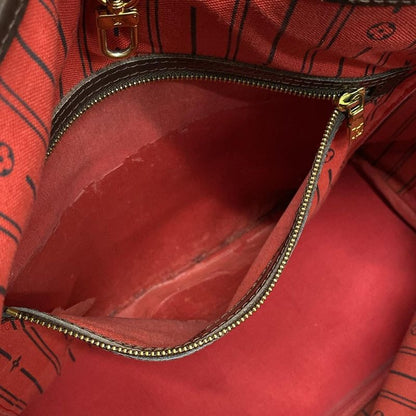 Louis Vuitton Damier Neverfull MM N51105 Ebène Tote Bag