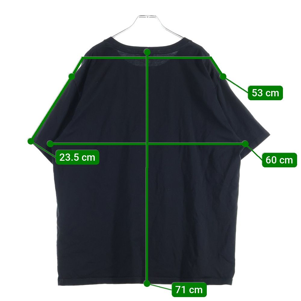 Celine 22aw Loose Fit Logo Print Short Sleeve T-Shirt Cut and Sewn Black