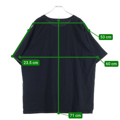 Celine 22aw Loose Fit Logo Print Short Sleeve T-Shirt Cut and Sewn Black