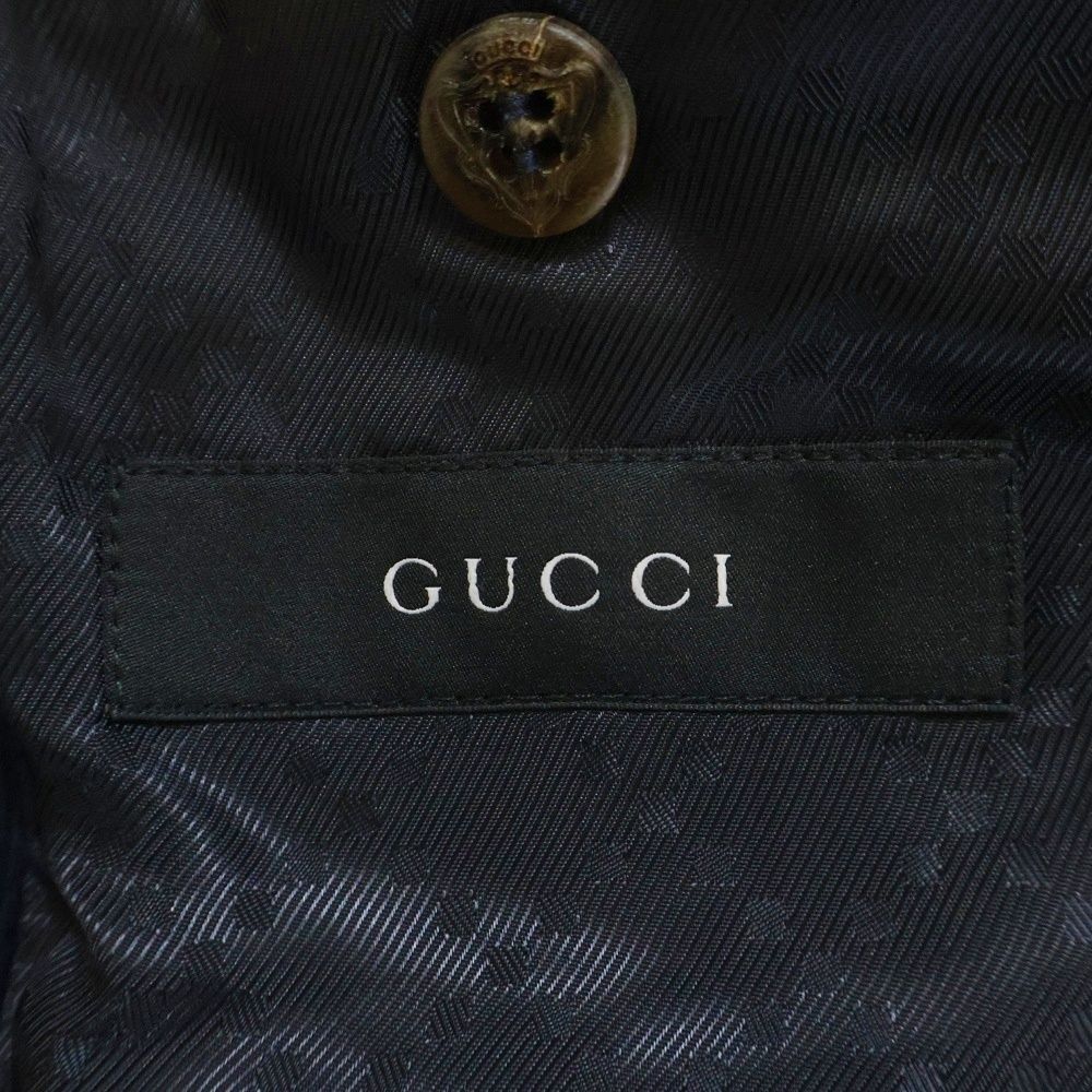Gucci Corduroy 2b Tailored Jacket Navy