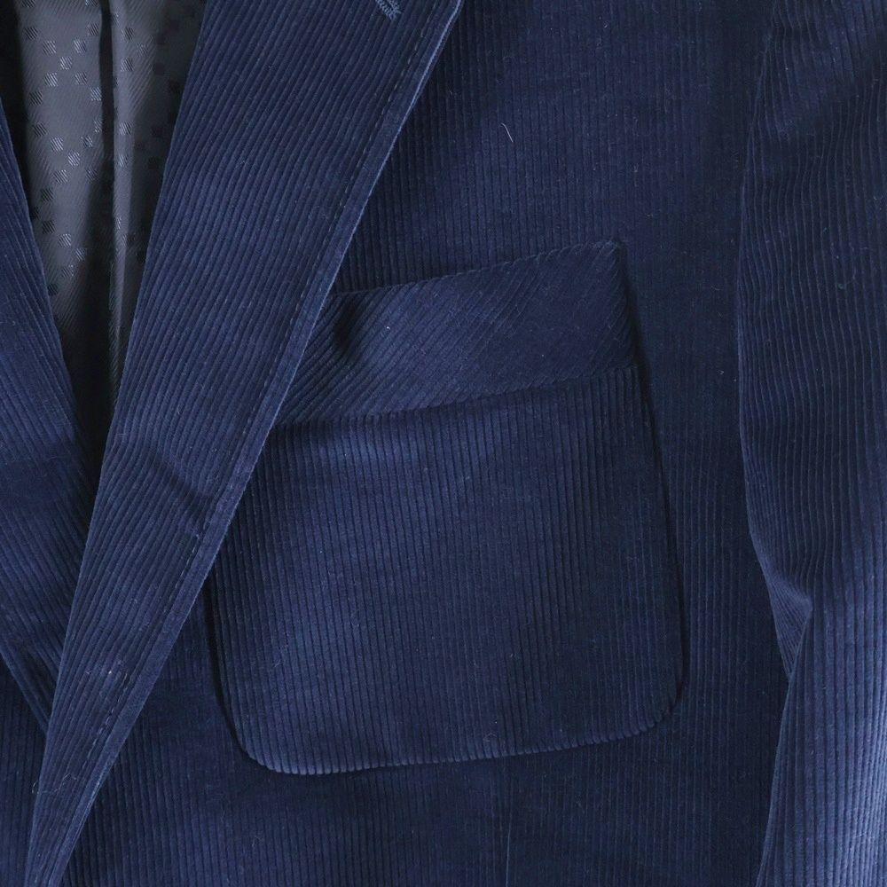 Gucci Corduroy 2b Tailored Jacket Navy