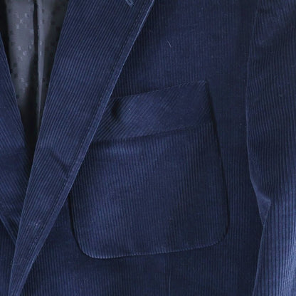 Gucci Corduroy 2b Tailored Jacket Navy