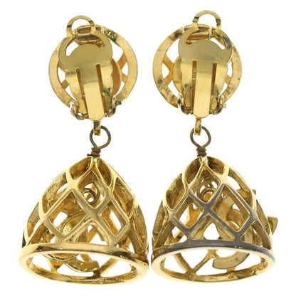 Chanel Birdcage Coco Mark Earring Gold
