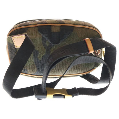 Louis Vuitton × Supreme Supreme Bum Bag PM Camo Canvas Leather Body Bag Waist