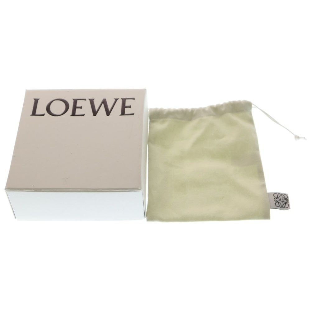 Loewe Charm Parakeet Motif Bird Green Leather Green