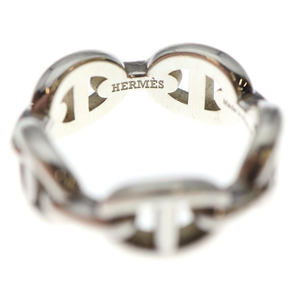 Hermes Chaine D'ancre Ring #51 Sv925 Silver