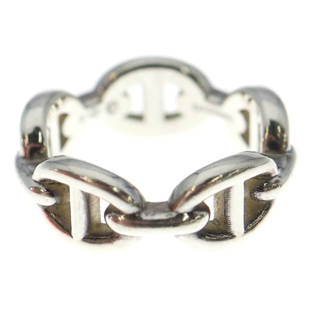 Hermes Chaine D'ancre Ring #51 Sv925 Silver
