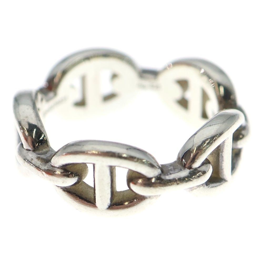 Hermes Chaine D'ancre Ring #51 Sv925 Silver