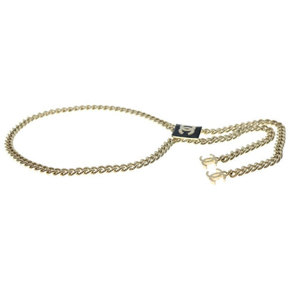 Chanel Cocomark Chain Belt Gold GP B22a