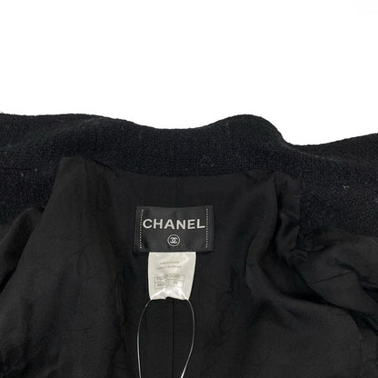 Chanel Coat Size 34 S Women - P50242 Black Long Sleeves (2014/2015) Tweed Coco
