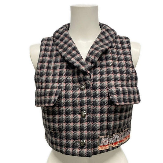 Chanel Vest Size 36 S Women - P71277 Pink X Grey X Black Wool