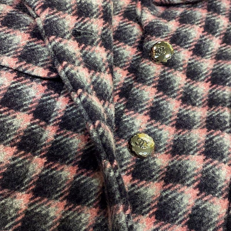 Chanel Vest Size 36 S Women - P71277 Pink X Grey X Black Wool