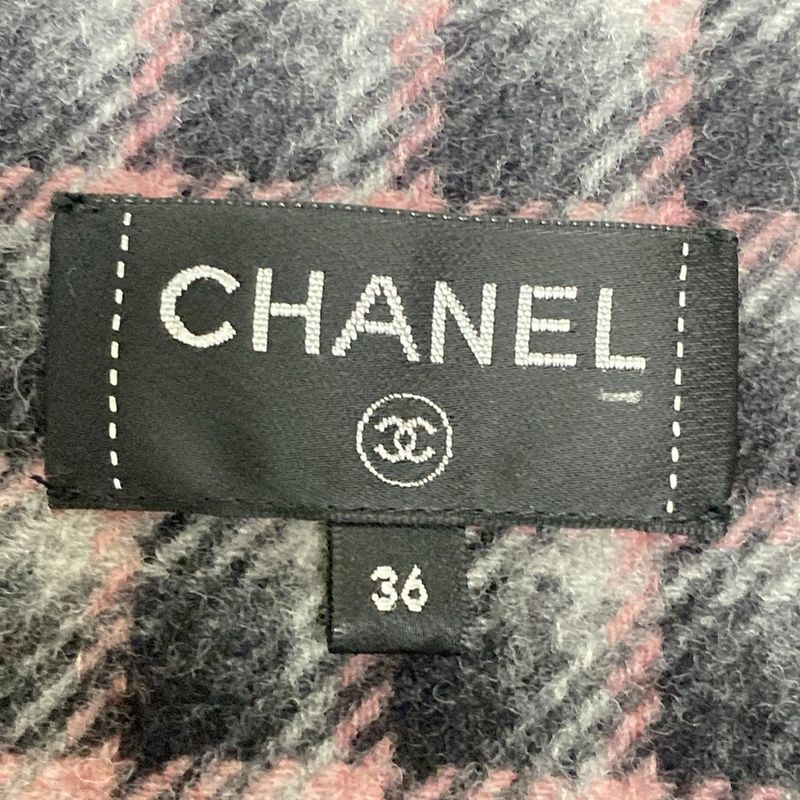 Chanel Vest Size 36 S Women - P71277 Pink X Grey X Black Wool