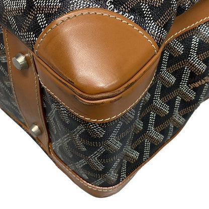 Goyard Business Bag Ambass Ade MM Briefcase Black and Brown Leather