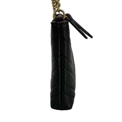 Gucci Shoulder Bag Ggmarmont 443447 Black Chain Wallet Leather