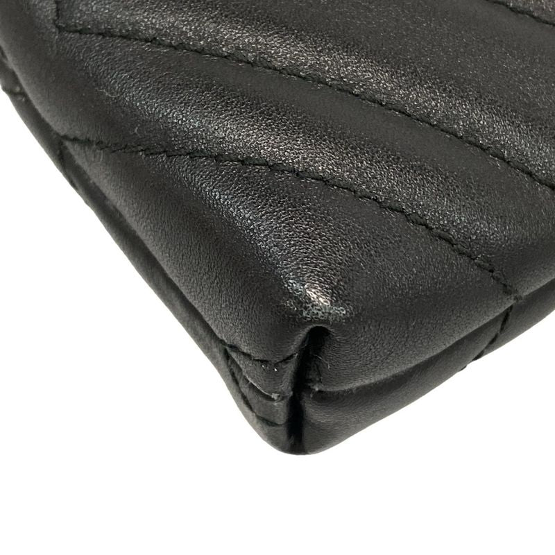 Gucci Shoulder Bag Ggmarmont 443447 Black Chain Wallet Leather