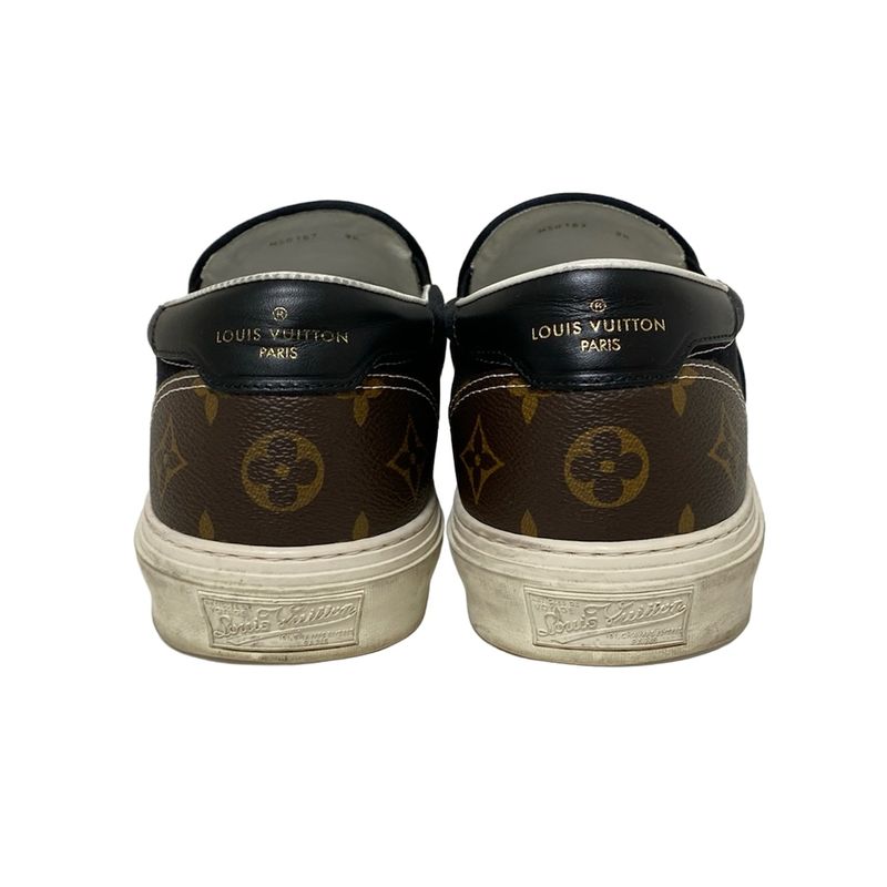 Louis Vuitton Slip-on 9 1 2 Men's - Dark Brown Insole Removable